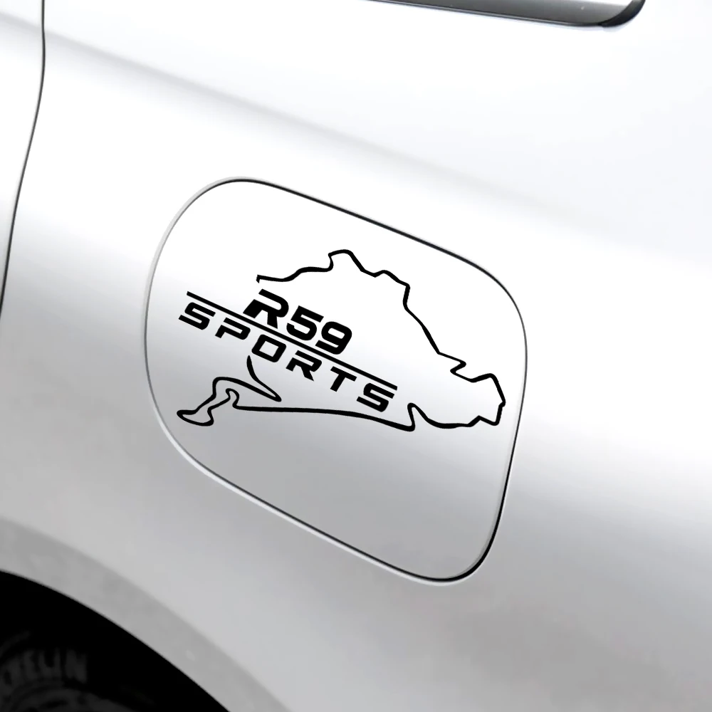 1PCS Car Fuel Tank Cap Reflective Stickers For mini R50 R52 R53 R55 R56 R57 R58 R59 R60 R61 F54 F55 F56 F57 F60 Accessories | Автомобили и