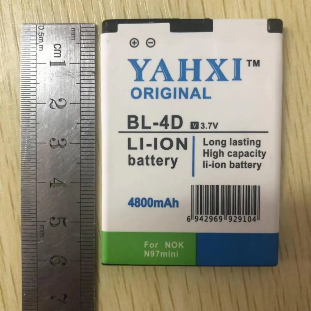 Замена 4800 мАч BL-4D батарея для Nokia N97 Mini N8 N8-00 E5 E5-00 E7 E7-00 перезаряжаемая литий-ионная батарея