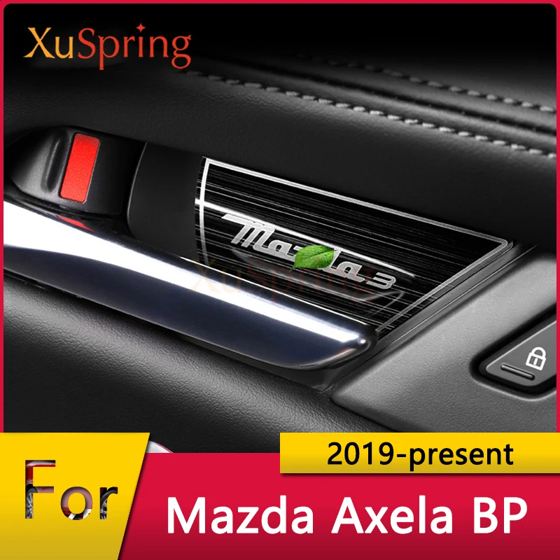 

Для 2019-2021 Mazda 3 Axela BP крышка ручки внутренней двери автомобиля отделка наклейки украшение автостайлинг