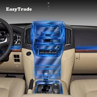 for toyota land cruiser 200 lc200 2020 2019 2016 tpu transparent film car dashboard film screen protection stickers anti scratch