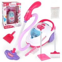 children mini vacuum cleaner simulation charging housework dust catcher educational furniture toys play house cleaning tools set