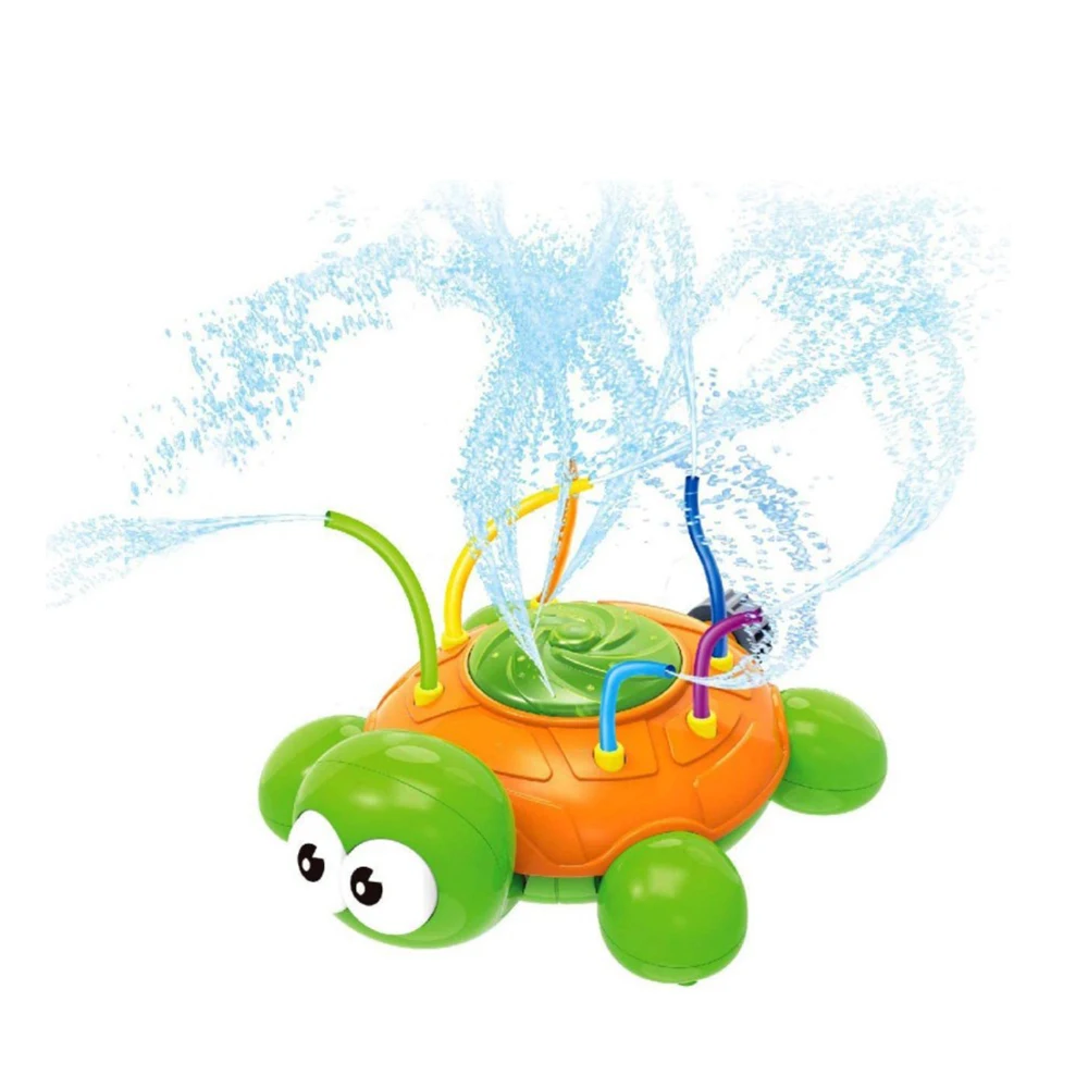 

Baby Swirl Spinning Splash Shower Toys Baby Cute Cartoon Turtle Water Sprinkler Toy For Kids Outdoor Shower Educational Kid Toys