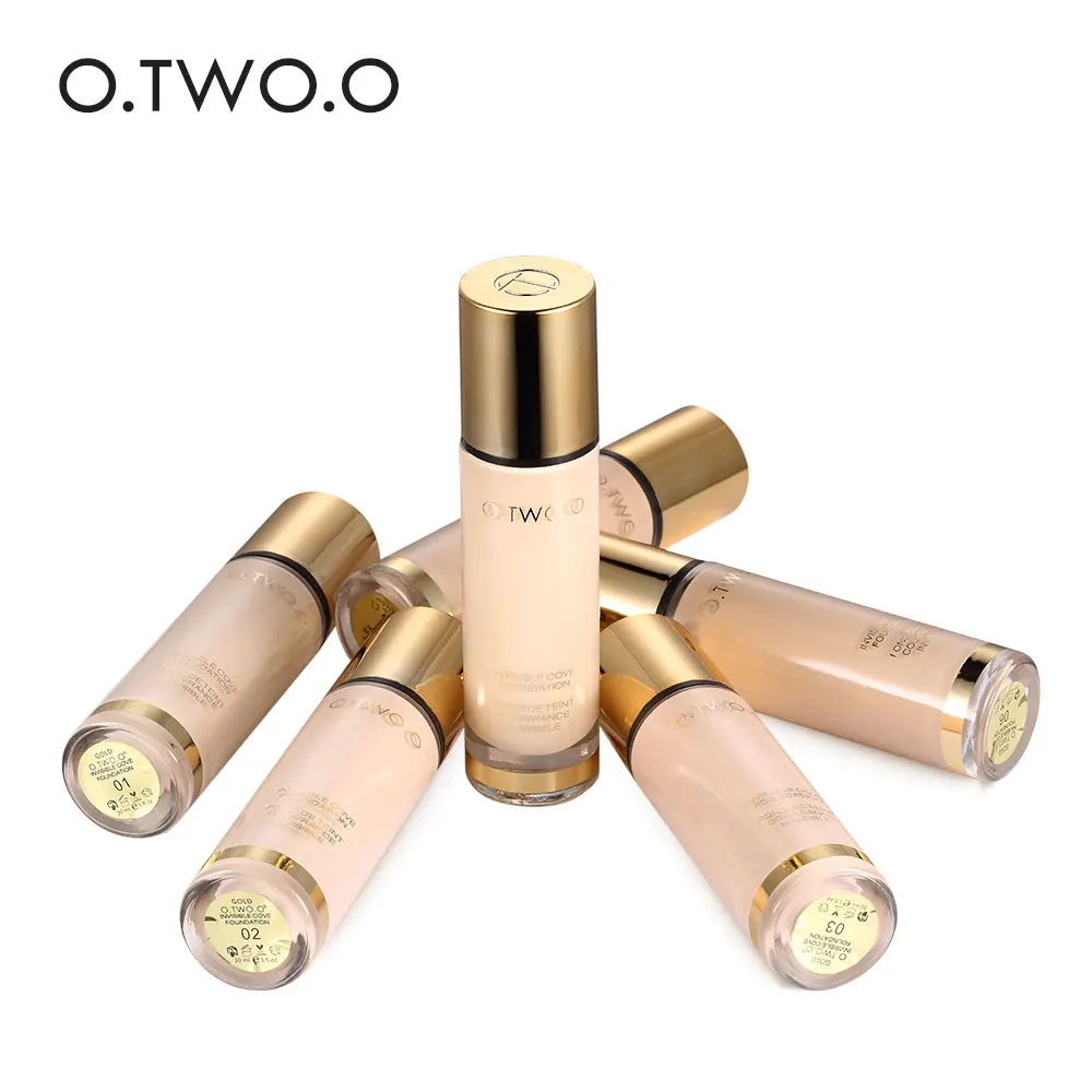 O.TWO.O 8 Colors Concealer Cosmetics Liquid Foundation Make Up Whitening Moisturizer Oil-control Waterproof Face Care Makeup |