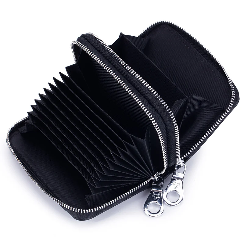 Женский держатель для кредитных карт из натуральной кожи с двойной