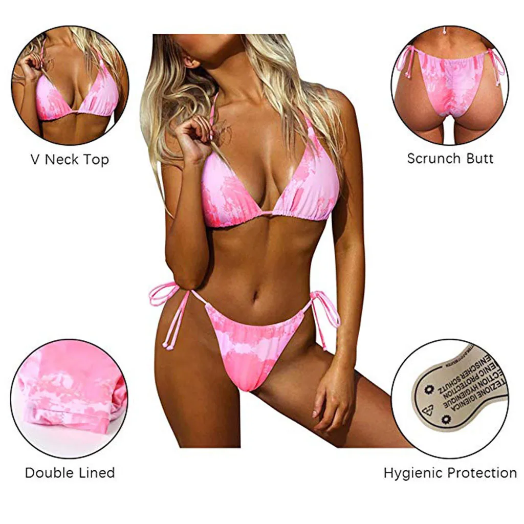 Бикини 2020 женский купальник сексуальное микро бикини пуш ап сексуальный