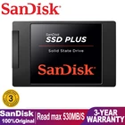 Внутренний твердотельный накопитель Sandisk SSD Plus, 480 ГБ, 240 ТБ, 120 ГБ, sata iii