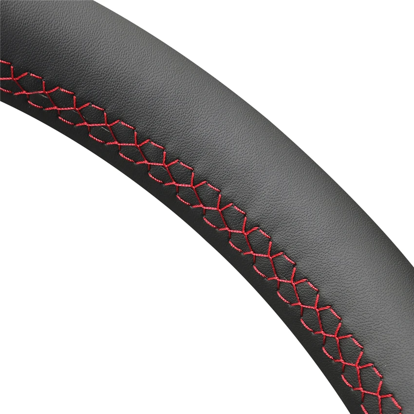 Черный чехол рулевого колеса автомобиля MEWANT из искусственной кожи для Smart Fortwo 2009