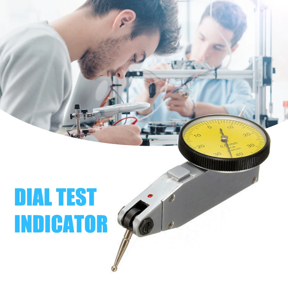 

Dial Gauge Test Indicator Precision Metric with Dovetail Rails + Case