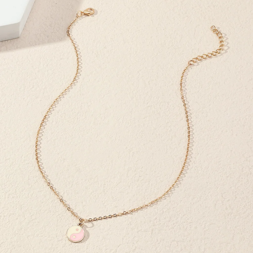 Модные металлические геометрические ожерелья Женская винтажная цепочка на шею