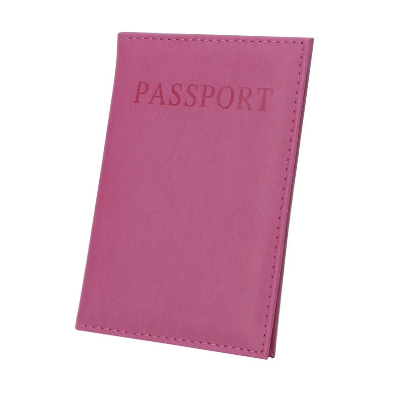 

Faux Leather Travel Passport ID Holder Cover Unisex Card Case Man Cards Holder