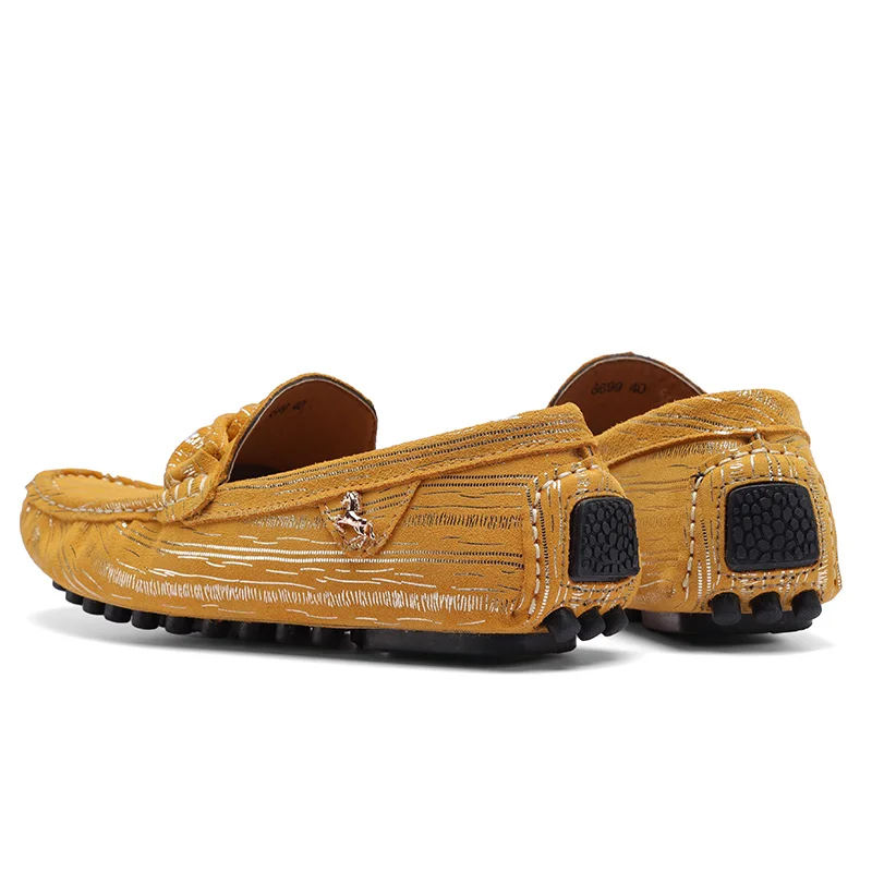 

Loafers Men Slip-Ons Loafer New Arrival 2020 British Leather Casual Driving Shoes Breathable Man Boat Shoe Non-Slip Hard-Wearing