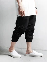 mens casual pants spring and summer new pleated fashion trend large size seven minutes sweatpants