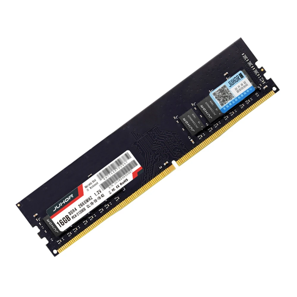 JUHOR Оперативная память DDR3 2 ГБ/4 ГБ/8 Гб оперативной памяти, 16 Гб встроенной памяти, 1600 МГц DDR4 4 ГБ 8 ГБ оперативной памяти, 16 Гб встроенной памяти, 2400/2666 МГц U-DIMM PC4-21300 288 pin non-ecc(без коррекции ошибок) Материнская плата памяти Оперативная память