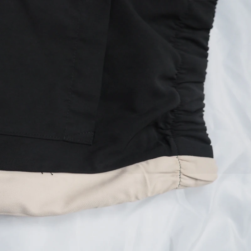 

FOG Spring Men's Casual Pants Ribbon High Street Buttoned Hip Hop Boys Trousers