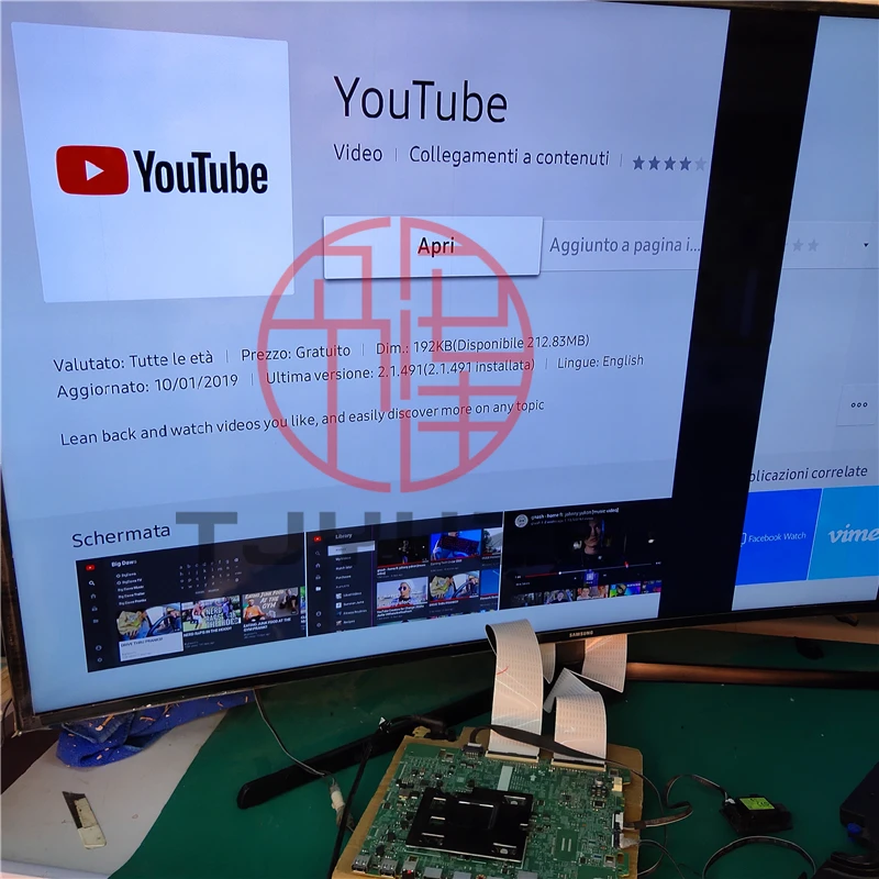 Good test for Samsung motherboard UE40JU6600U UE48JU6600U UE55JU6600U UE65JU6600U UE75JU6600U main board BN41-02344A UA40JU6600