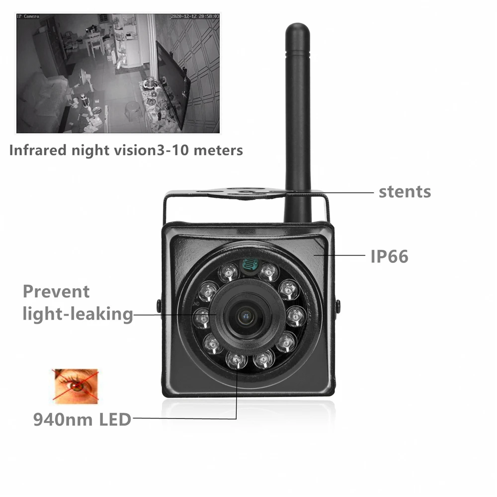 HQCAM аудио 720P 960P 1080P ночное видение открытый WIFI IP камера гнездо наблюдение за