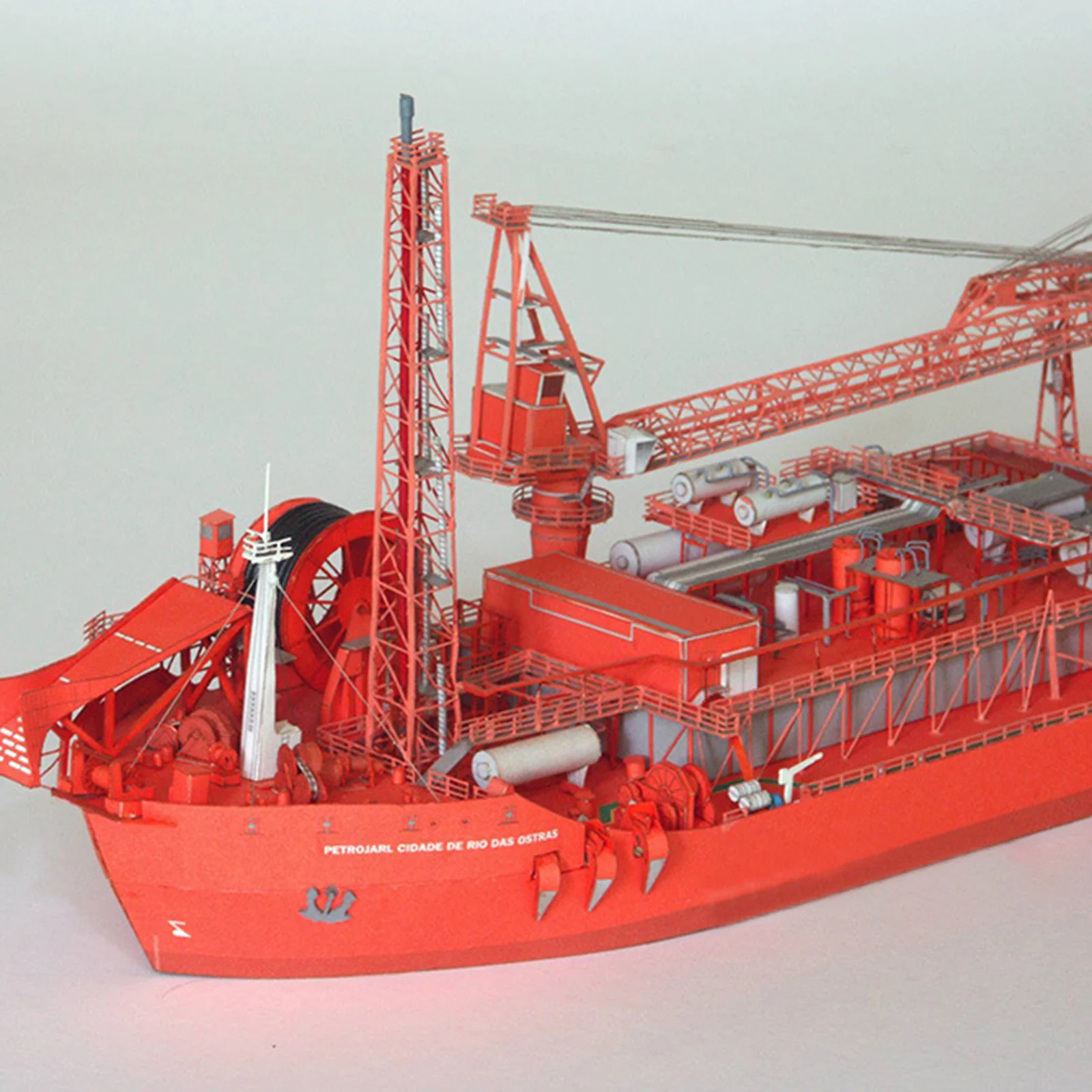 

1/400 Norwegian FPSO Offshore Floating Production Tanker DIY 3D Paper Handmade Model Ship Puzzle Room Decor Collectables Gifts