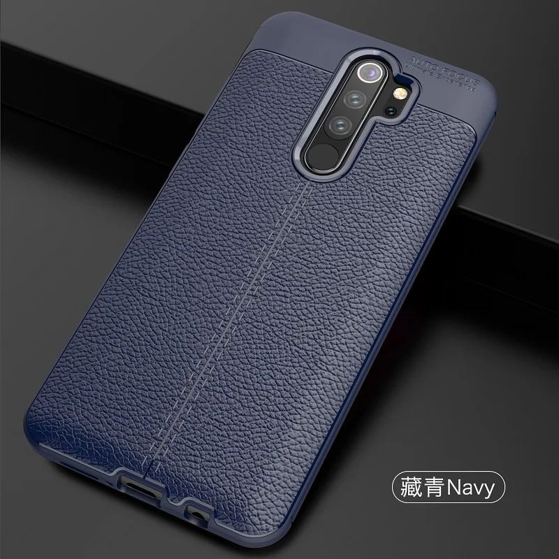 Кожаный чехол для xiaomi redmi note 8 pro силиконовый ударопрочный Тонкий из ТПУ Note чехлы