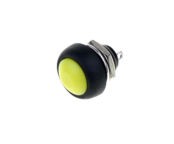10 шт./лот PBS-33B 12 мм Мини Переключатель 2Pin 1A 250 Вт водостойкый LED Мгновенный