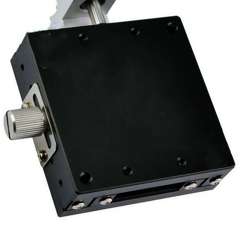 

X Axis 60 x 60mm Optical Displacement Platform High Precision Micrometer Height Adjustable Sliding Stage Sliding Table LGX60-C