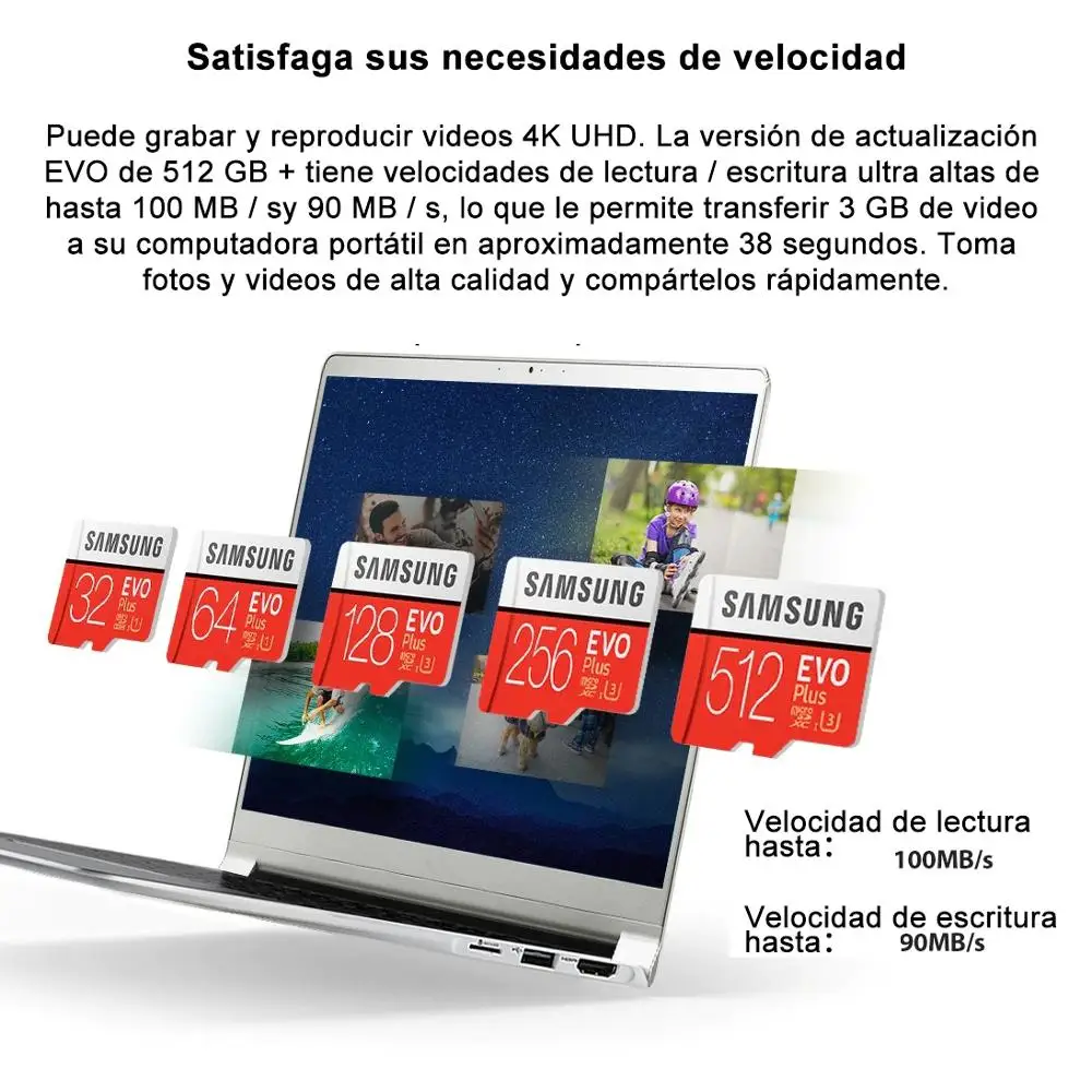 SAMSUNG карта памяти Micro SD класс 10 512 ГБ 256 128 64 32 ГБ|Карты памяти| |