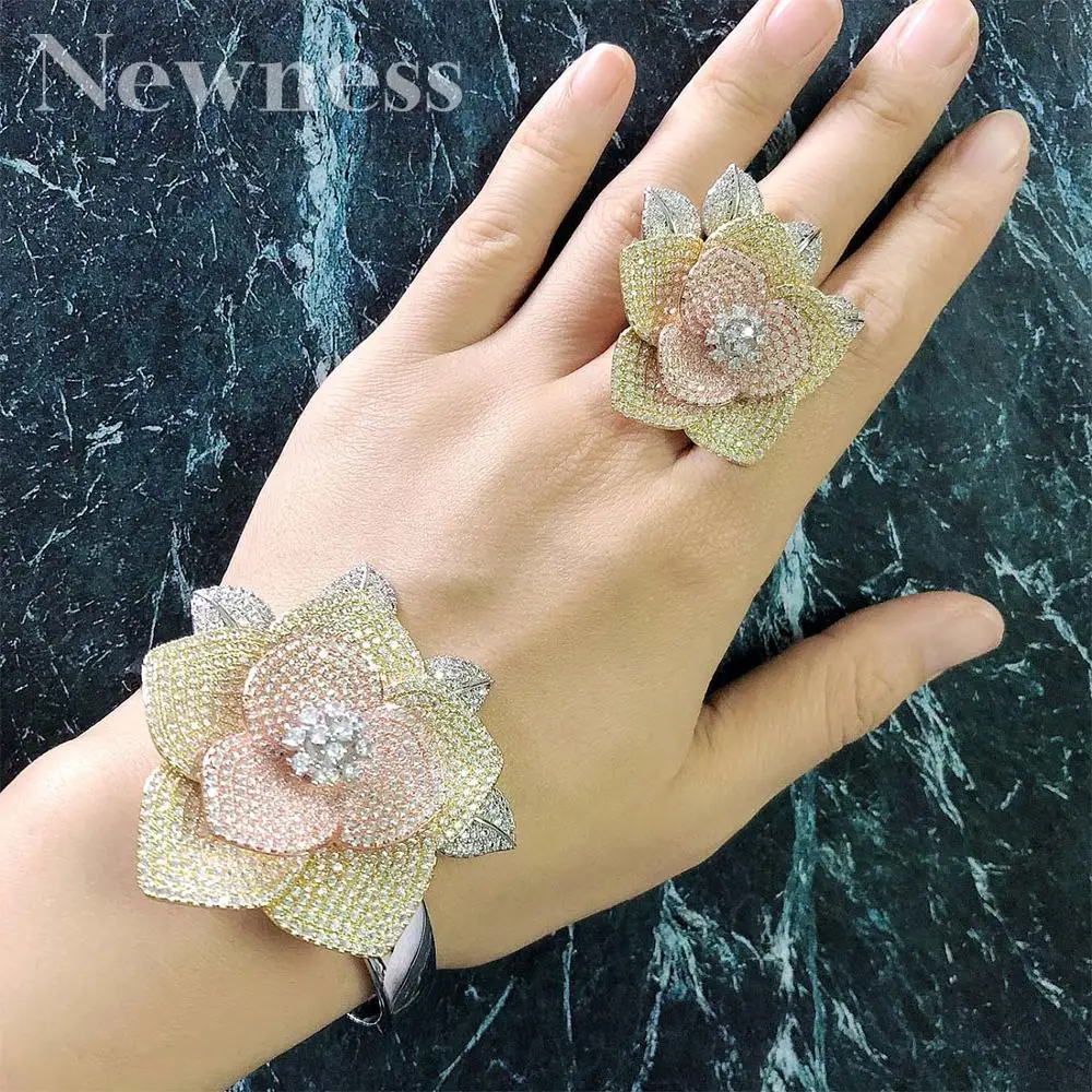 Комплект из кольца и браслета с фианитом 2 шт.|Ювелирные наборы| |