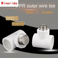 pipe fittings 20253240ppr outer wire teeth tee reducer reducer 12 in 34 in 1 1nppr fittings