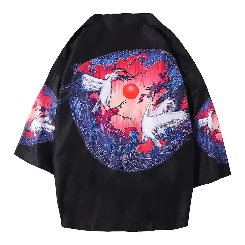 Мужской кардиган-кимоно haori yukata костюм самурая пиджак кимоно рубашка |