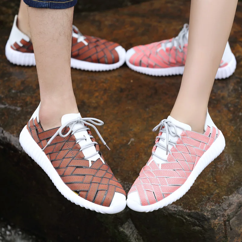 

Summer New Couple Walking Shoes Breathable Light Men and Women Low-top Shoes Outdoor Walking Shoes