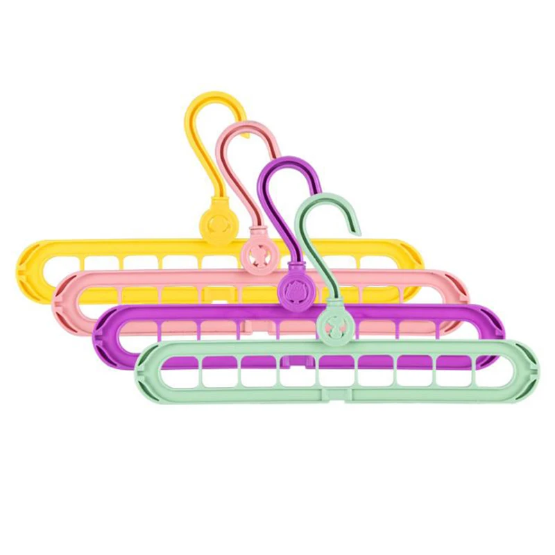 Креативная Многофункциональная вешалка Пластиковая Складная сушильный стеллаж