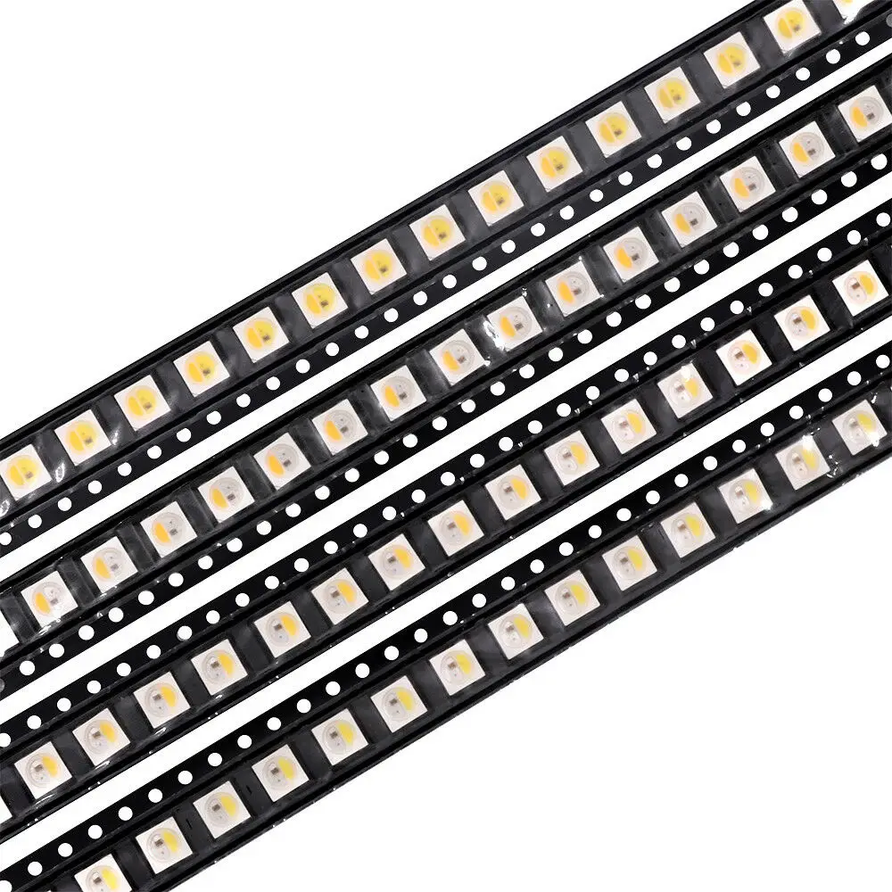 10/50/100/500/1000 шт WS2812B 4 Пина 5050 SMD W/ WS2811 SK6812 RGBW RGB + WW индивидуально адресуемых цифровой