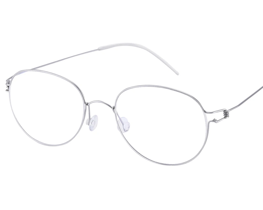 C3. Matte Silver ELECCION титановые оптические Рецептурные очки, оправа для мужчин и женщин, ультралегкие винтажные круглые оправы, очки для близорукости, Корея, Дания - Цвет оправы: C3. Matte Silver