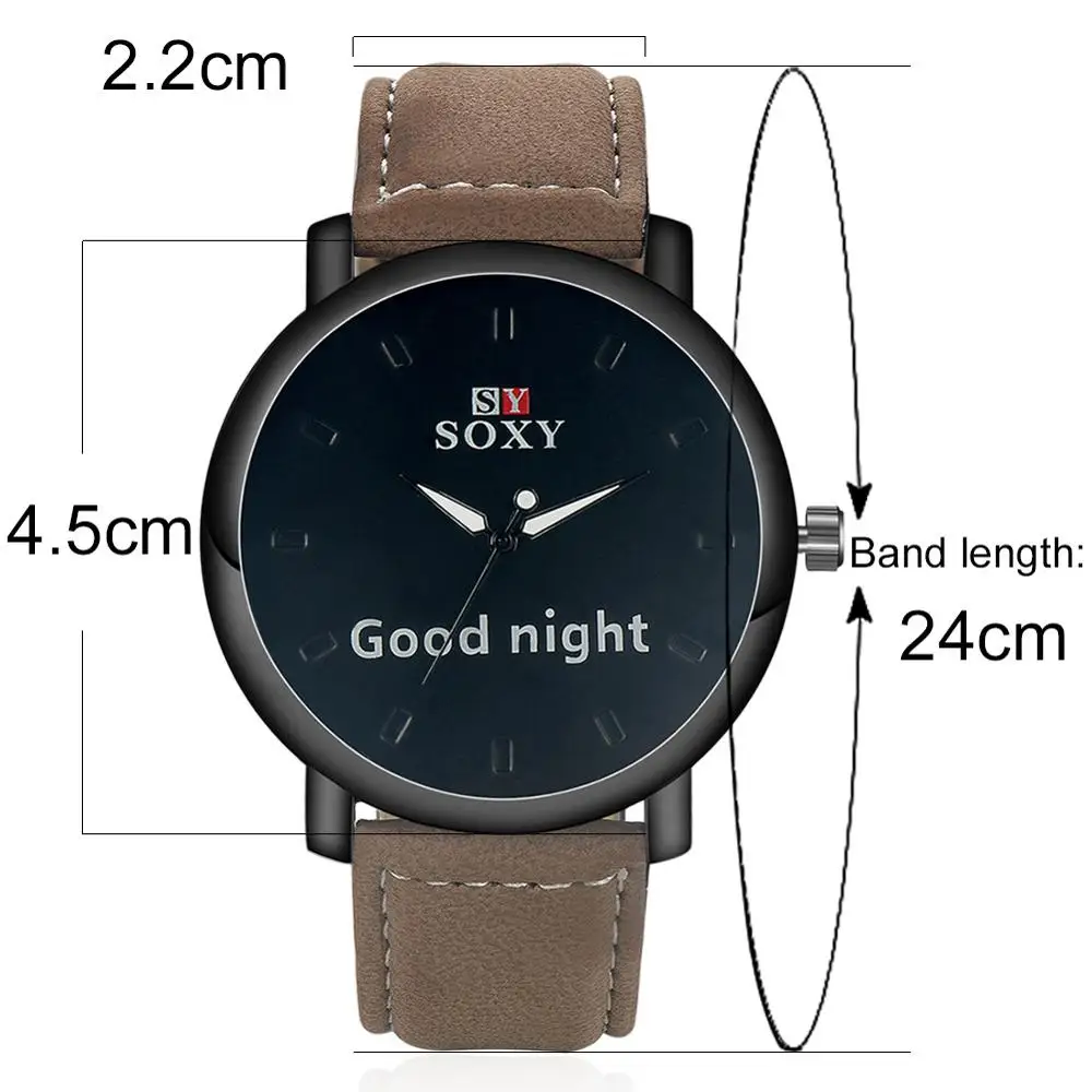

Watch Mens Ultra-thin Simple Alloy Case Synthetic Leather Analog Sport Casual Quartz Wrist Watch Men Watch Male Clock