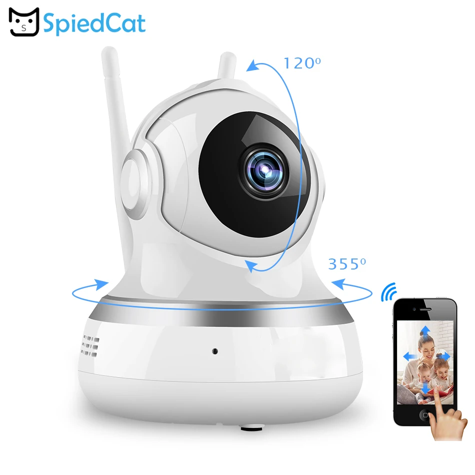 HD 720 P/1080 P 2 мегапиксельная камера ночного видения IP P2P wifi CCTV с функцией обнаружения