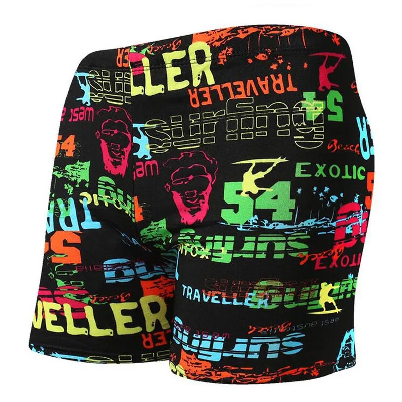 2020 New Print Men's Beach Swimming Trunks Swimsuit Elastic Swim Shorts Surfing Summer Boxer | Спорт и развлечения