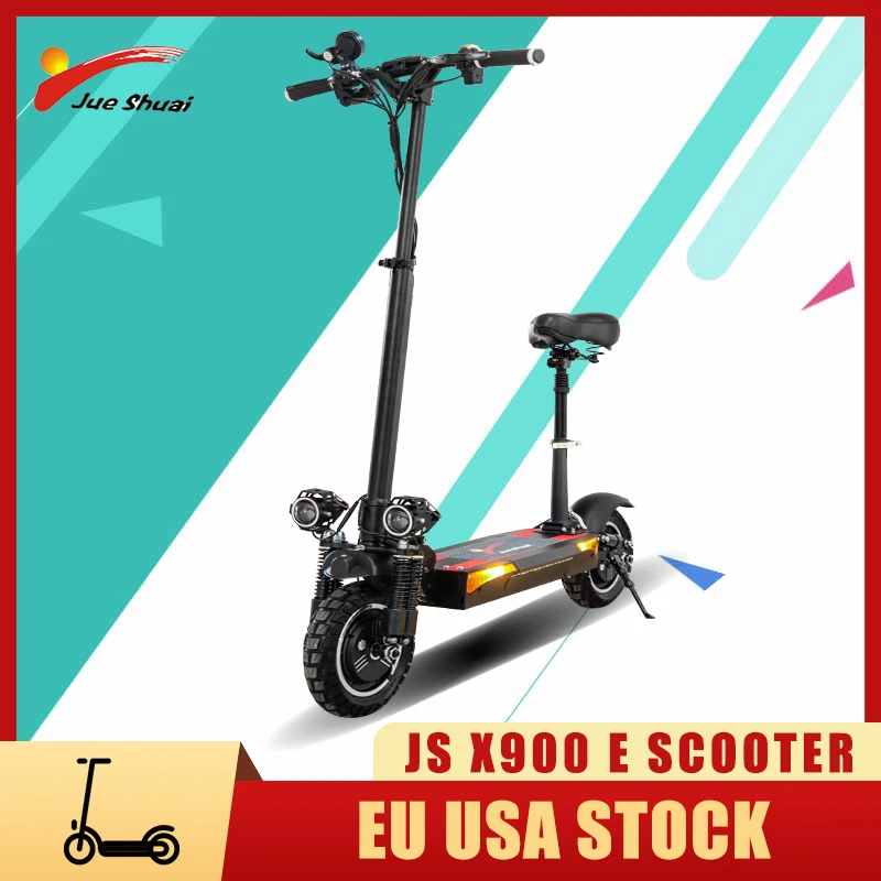 

48v 2000w Dual Motor Adult Electric Scooter with Seat 26AH E Scooter Battery 11" Off Road Tire 100KM Long Distance EU USA Stock