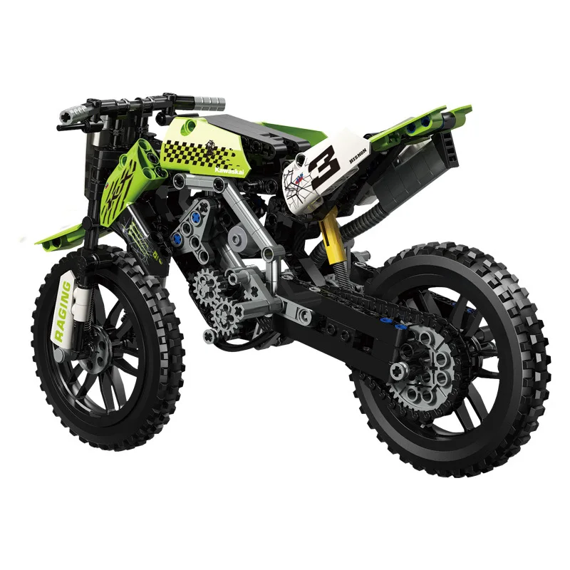 2020 мотоцикл игрушки Technic Мотоцикл Кросс Байк KX450 уличный гоночный Строительные