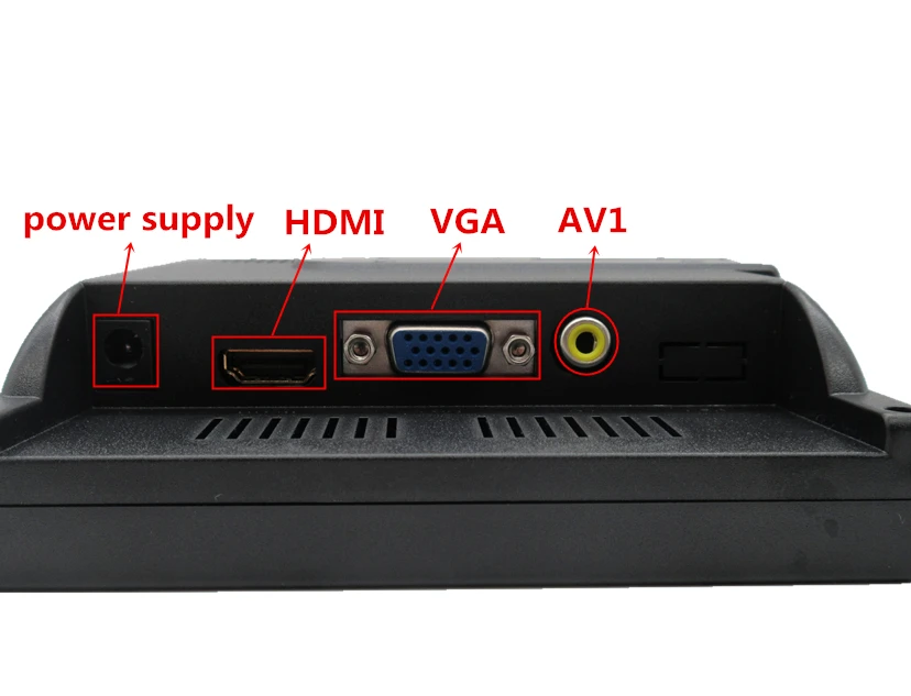 7 Inch 1024*600 HDMI-Compatible HD VGA AV Multipurpose Monitor Display for Mini Computer Raspberry Pi 1 Banana/Orange | Компьютеры и