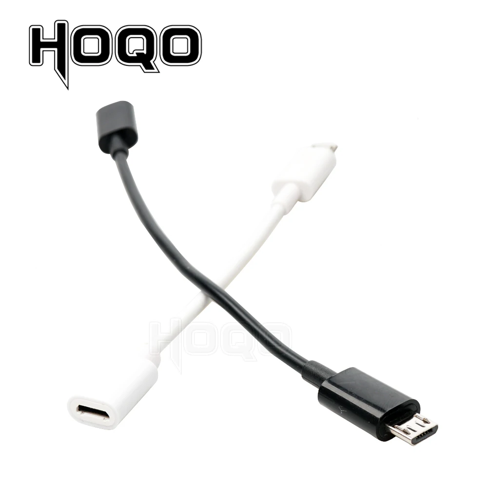 

10cm 0.3 Micro USB Female to Micro USB Male F/M Extension Extender Date Charging Short OTG Cable Black 20CM 50CM 10CM 1m 1.5m 2m