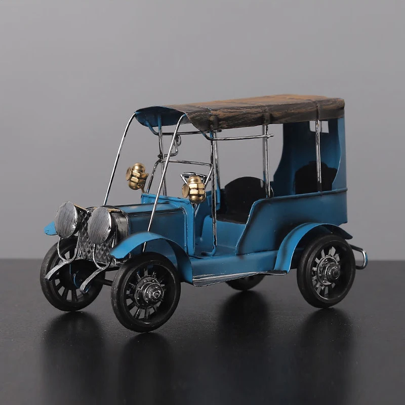 

Creative Home Decor Retro Metal Car Miniature Model Automobile Vehicle Figurine Crafts Desk Decoration Accesories Boy Toys Gifts