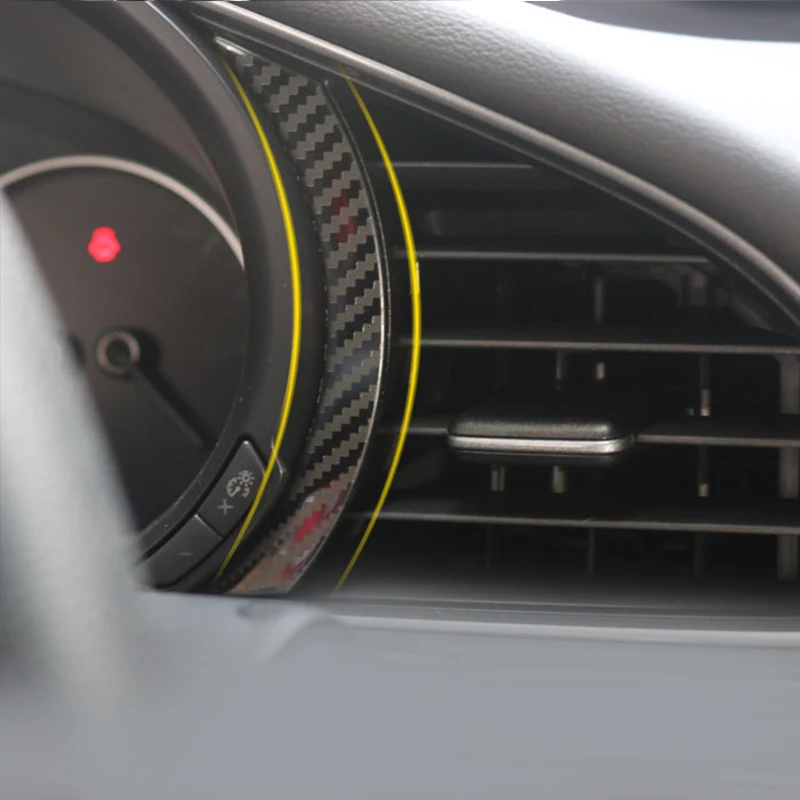 

Stainless steel Car instrument dashboard display Frame Trim Cover Sticker For Mazda 3 Axela 2019 2020 Accessories