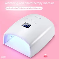hot%ef%bc%8148w abs 30pcs double light wireless led uv nail lamp with led light 10s 30s 60s 99s timed manicure phototherapy machine