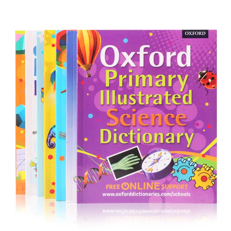 New2021 7 Books/set English Books Children's Enlightenment Picture Dictionary Oxford Very First Dictionary Junior Early Livros