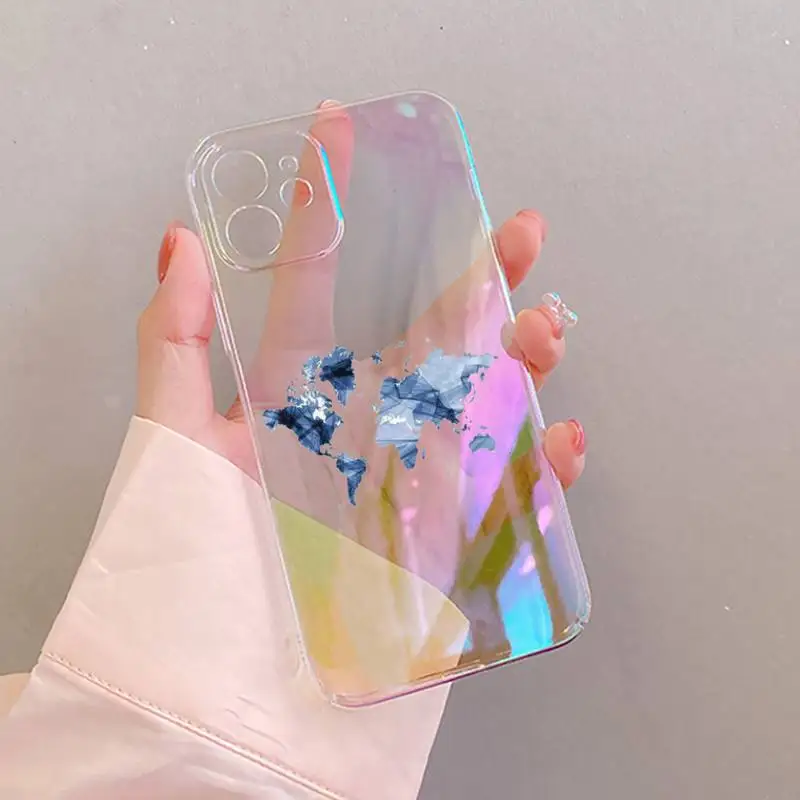 

World Map Travel Phone Case For iphone 11/12 Pro 11Pro/12Pro Max mini 6 7 8 6s Plus Case For iphone X XR XS max SE 2020 Apple