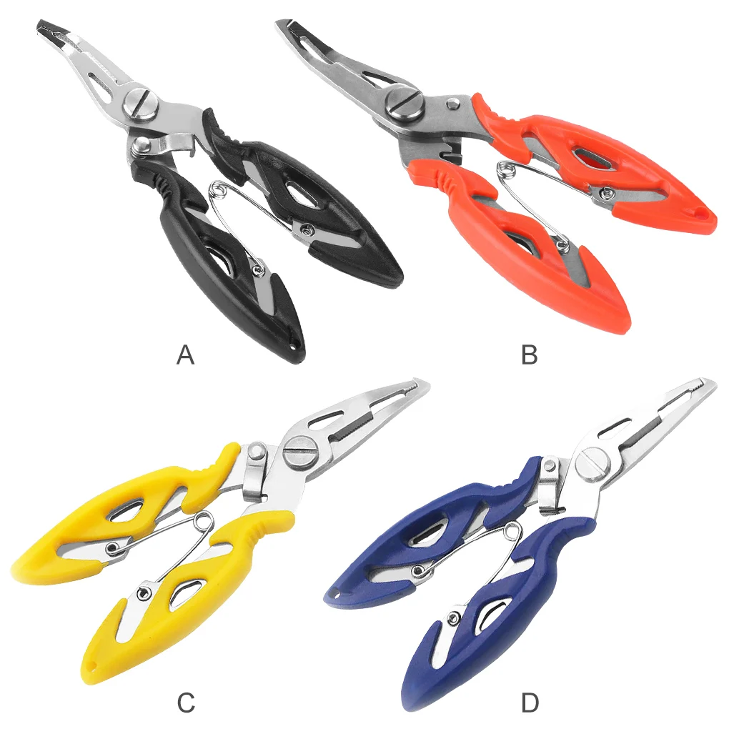 

Fishing Plier Wire Cutter Scissor Braid Line Lure Cutter Hook Remover Tackle Tool Cutting Fish Use Tongs Multifunction Scissors