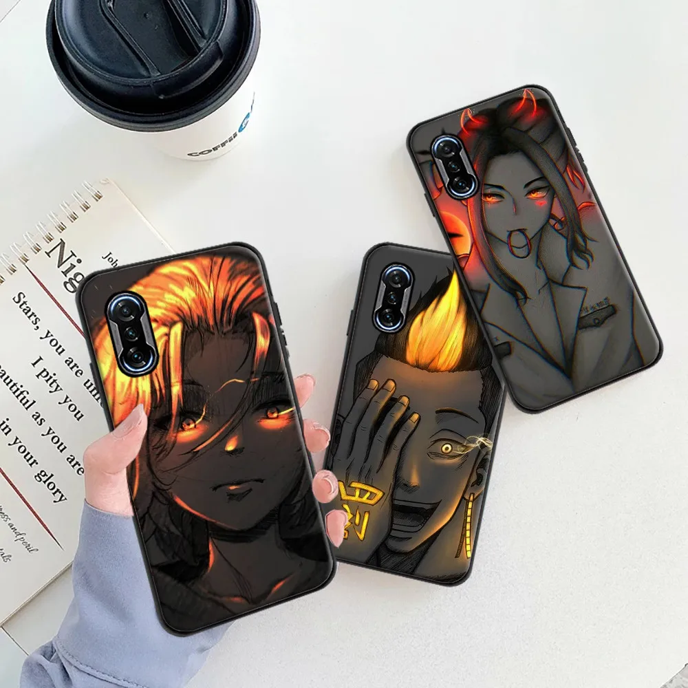 

Tokyo Revengers Phone Case For Xiaomi POCO X3 Pro X3 NFC F3 Pro Funda Carcasa Soft TPU Cases Back Cover Shiba Hakkai Japan Anime