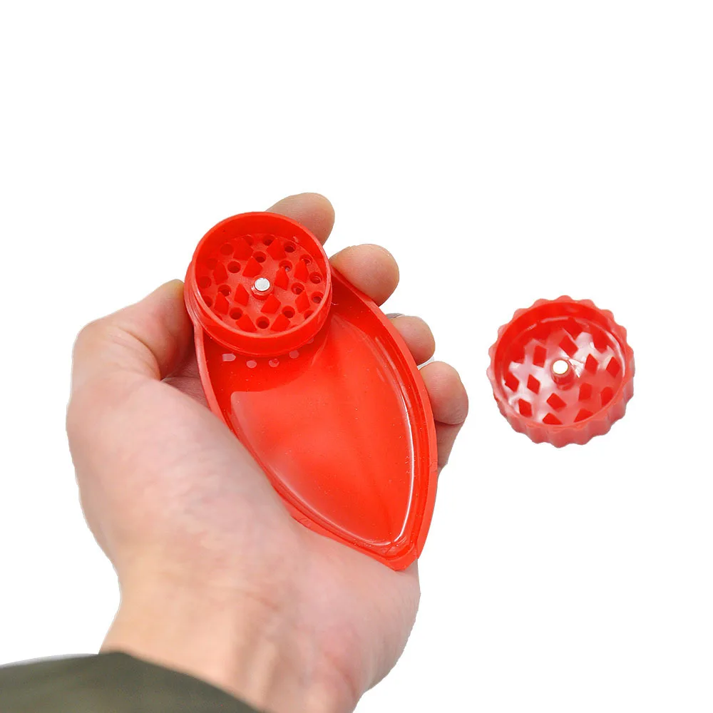 40 мм пластиковый измельчитель табака дыма травяные травы с сигаретной коробкой