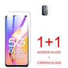 Клейкое закаленное стекло с полным покрытием для Oppo A93 5G, Защита экрана для Oppo A93s, A93 S, зеркальное стекло для фотокамеры для Oppo A93s, A93, A94, A95, зеркальное стекло
