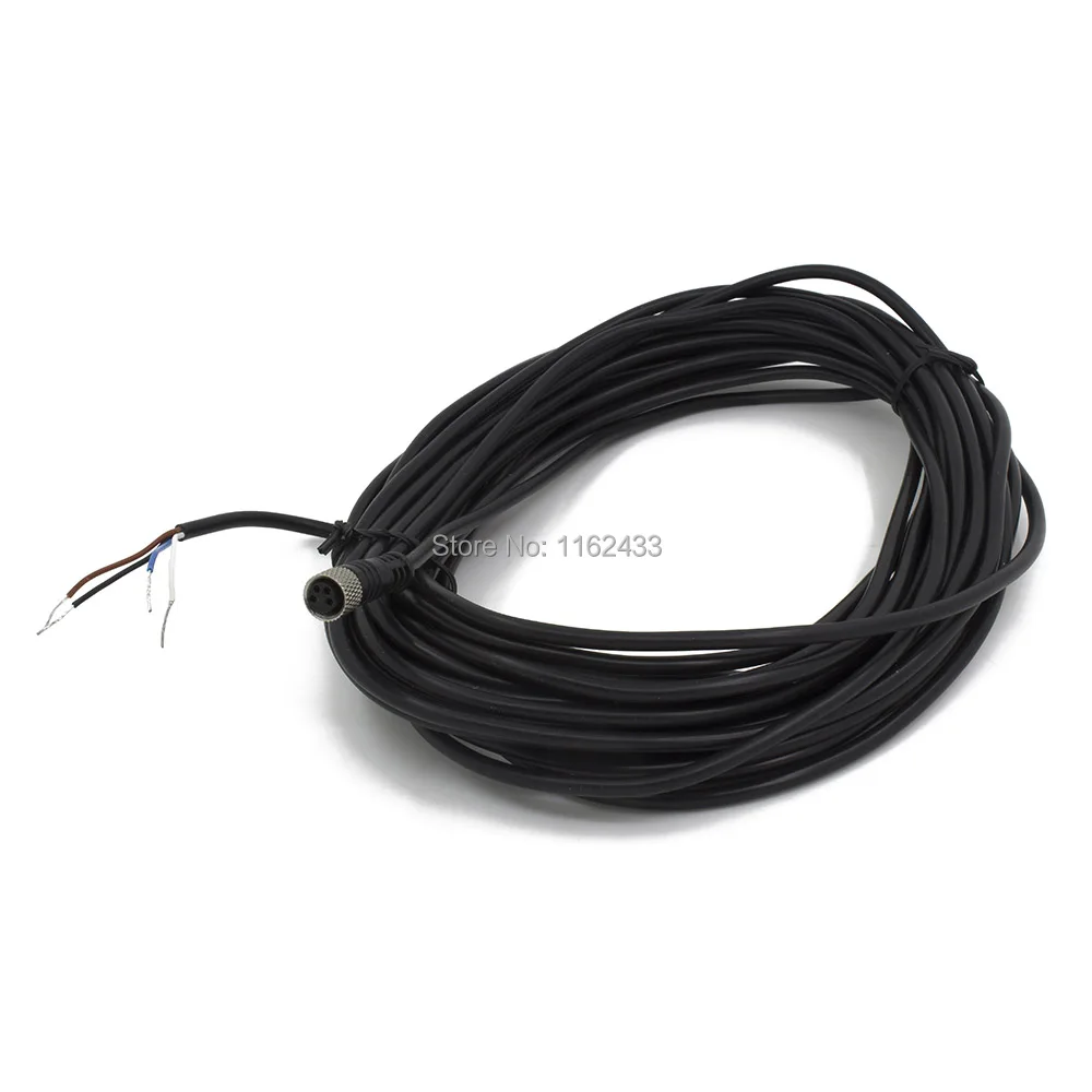 FSC8-FS-4 M8 10m PVC кабель для подключения датчика 4 контакта прямая женская головка NPN PNP