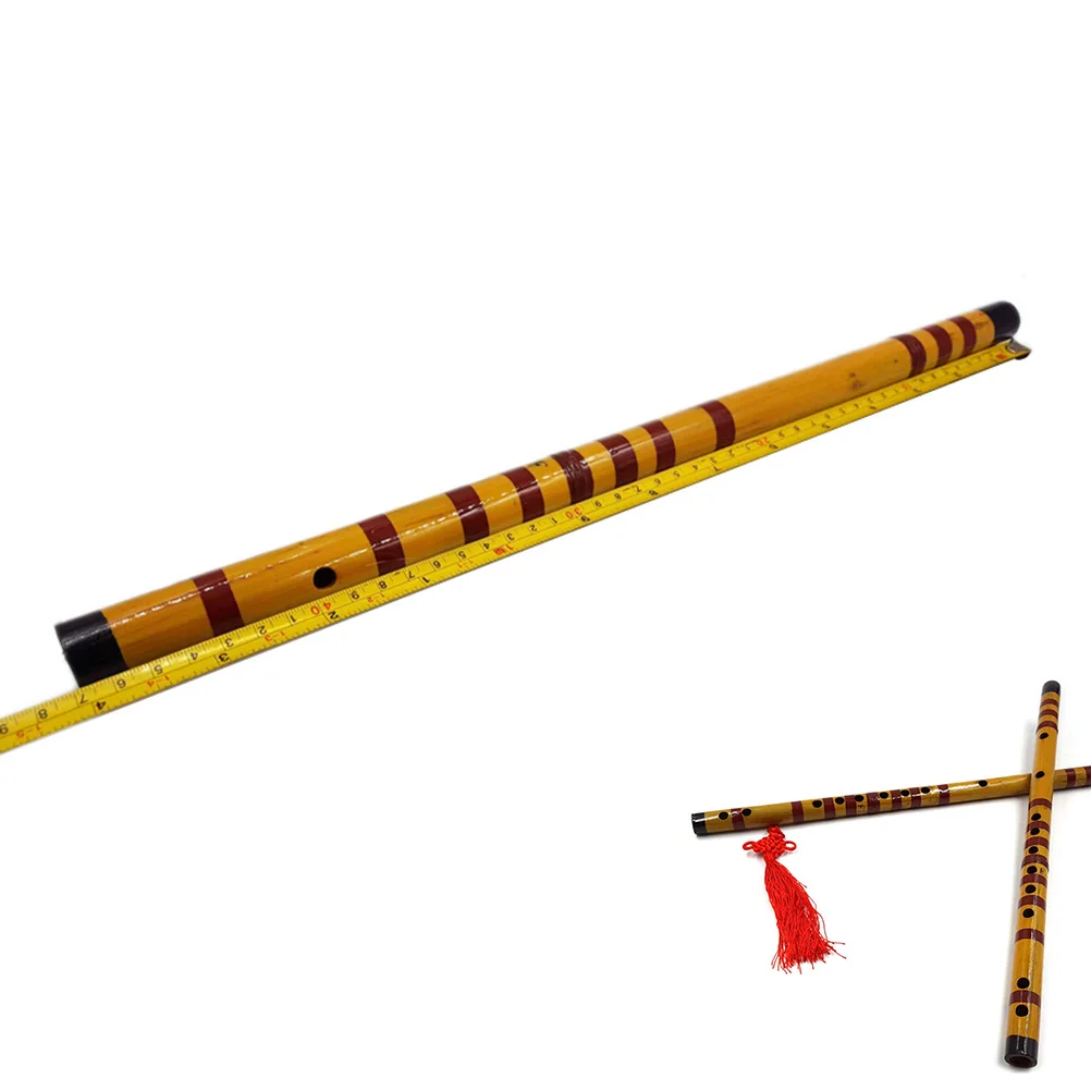 

New 42.5cm Long Bamboo Flute Student Musical Instrument 7 Hole For Learning Musical Toy Flute Clarinet Hot Sale
